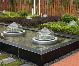 白天的導(dǎo)光管采光系統(tǒng)室外效果圖 白天的導(dǎo)光管采光系統(tǒng)室外效果圖