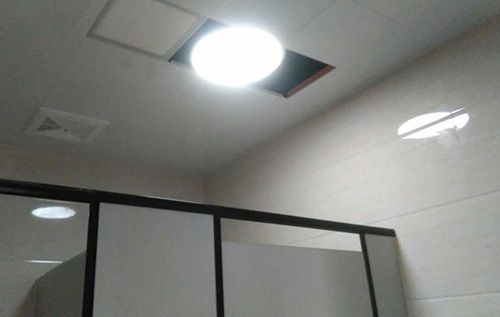 導光管照明室內(nèi)效果