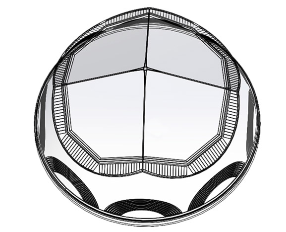 鉆石型采光罩-光導(dǎo)照明系統(tǒng) 鉆石型采光罩-光導(dǎo)照明系統(tǒng)